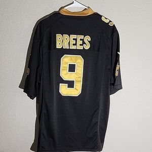 NFL New Orleans Saints Jersey XXL Nike NFL Players 9 Brees Embroidered Letter